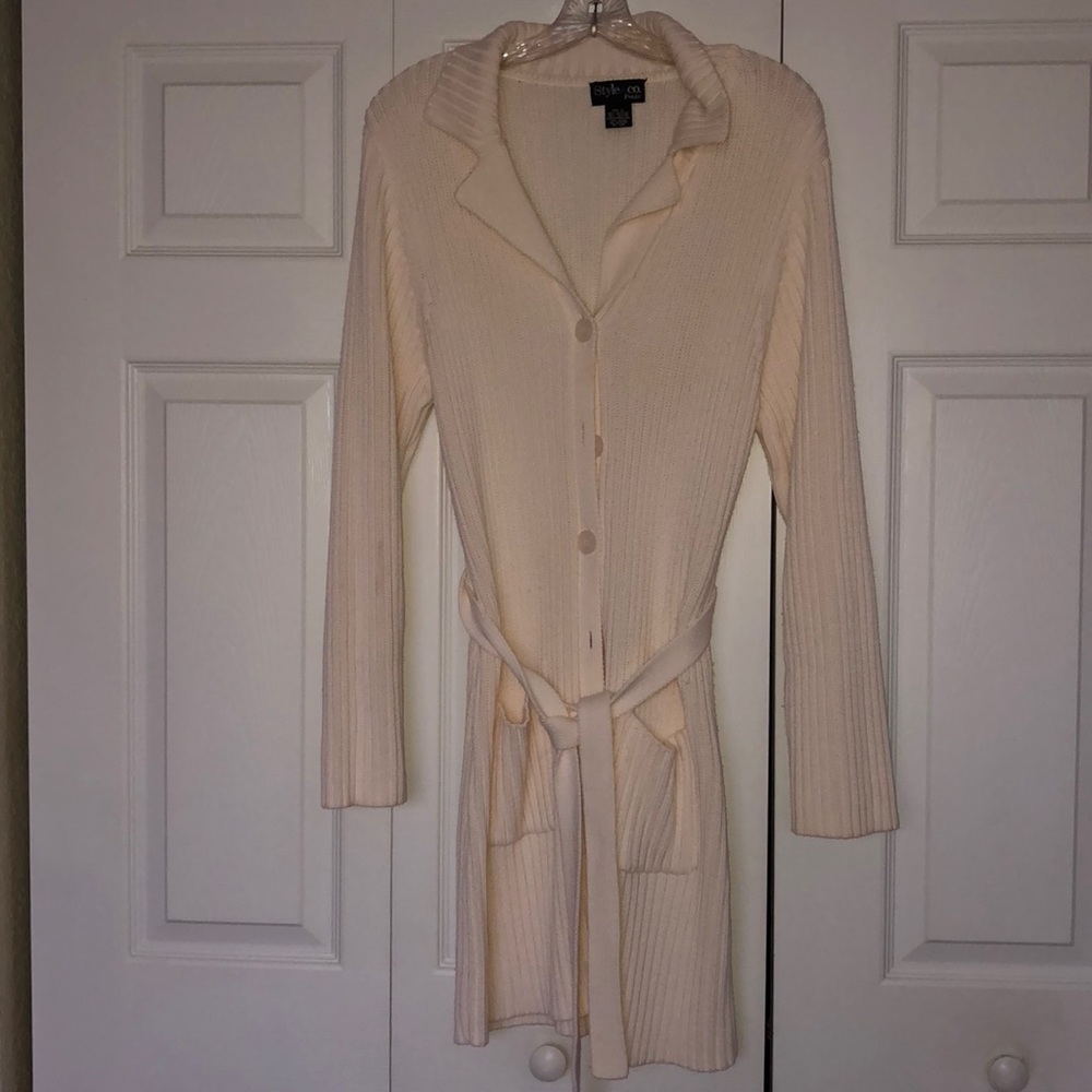 Trench sweater